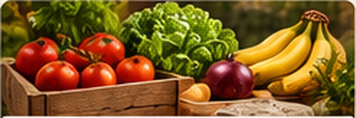 Caixote com frutas, verduras e legumes frescos